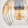 Ripoll Lampadario a sospensione, Lampada a sfera, Lampada a sospensione Écru, Nero, 4-Luci