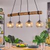 Ripoll Lampadario a sospensione, Lampada a sfera, Lampada a sospensione Écru, Nero, 4-Luci