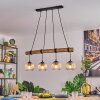 Ripoll Lampadario a sospensione, Lampada a sfera, Lampada a sospensione Écru, Nero, 4-Luci