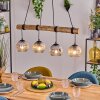 Ripoll Lampadario a sospensione, Lampada a sfera, Lampada a sospensione Écru, Nero, 4-Luci