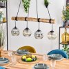 Ripoll Lampadario a sospensione, Lampada a sfera, Lampada a sospensione Écru, Nero, 4-Luci