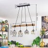 Ripoll Lampadario a sospensione, Lampada a sfera, Lampada a sospensione Écru, Nero, 4-Luci