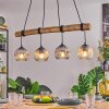 Ripoll Lampadario a sospensione, Lampada a sfera, Lampada a sospensione Écru, Nero, 4-Luci