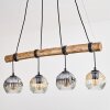 Ripoll Lampadario a sospensione, Lampada a sfera, Lampada a sospensione Écru, Nero, 4-Luci