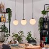 Gastor Lampadario a sospensione, Lampada a sfera, Lampada a sospensione Bianco, 3-Luci