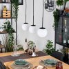 Gastor Lampadario a sospensione, Lampada a sfera, Lampada a sospensione Bianco, 3-Luci