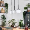 Gastor Lampadario a sospensione, Lampada a sfera, Lampada a sospensione Bianco, 3-Luci