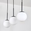 Gastor Lampadario a sospensione, Lampada a sfera, Lampada a sospensione Bianco, 3-Luci