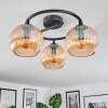 Koyoto Plafoniera, Lampada a sfera 37 cm Ambrato, 3-Luci