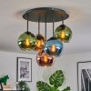 Koyoto Plafoniera, Lampada a sfera Blu, Oro, Verde, Ramato, 5-Luci