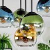 Koyoto Plafoniera, Lampada a sfera 45 cm Blu, Oro, Verde, Chiaro, 5-Luci