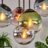 Gastor Plafoniera, Lampada a sfera 37 cm Blu, Cromo, Verde, Chiaro, Ramato, Grigio fumo, 5-Luci