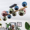 Chehalis Plafoniera, Lampada a sfera Oro, Nero, 10-Luci