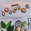 Chehalis Plafoniera, Lampada a sfera Oro, Nero, 10-Luci