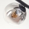Gastor Plafoniera, Lampada a sfera Chiaro, Grigio fumo, 5-Luci