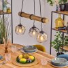 Ripoll Lampadario a sospensione, Lampada a sfera, Lampada a sospensione Écru, Nero, 3-Luci