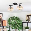 Koyoto Plafoniera, Lampada a sfera Ambrato, Chiaro, 2-Luci