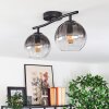 Koyoto Plafoniera, Lampada a sfera Chiaro, Grigio fumo, 2-Luci