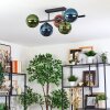 Gastor Plafoniera, Lampada a sfera Blu, Verde, Ramato, 5-Luci