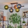 Gastor Plafoniera, Lampada a sfera Blu, Verde, Ramato, 5-Luci
