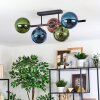 Gastor Plafoniera, Lampada a sfera Blu, Verde, Ramato, 5-Luci