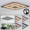 Lidor Plafoniera LED Antracite, Grigio, Nero, 1-Luce