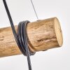 Koyoto Lampadario a sospensione, Lampada a sfera, Lampada a sospensione Écru, Nero, 3-Luci