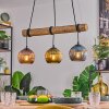 Koyoto Lampadario a sospensione, Lampada a sfera, Lampada a sospensione Écru, Nero, 3-Luci