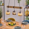 Ripoll Lampadario a sospensione, Lampada a sfera, Lampada a sospensione Écru, Nero, 3-Luci
