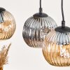 Ripoll Lampadario a sospensione, Lampada a sfera, Lampada a sospensione Écru, Nero, 3-Luci