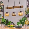 Ripoll Lampadario a sospensione, Lampada a sfera, Lampada a sospensione Écru, Nero, 3-Luci