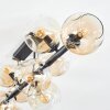 Ripoll Plafoniera, Lampada a sfera Ambrato, Chiaro, 10-Luci