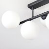 Gastor Plafoniera, Lampada a sfera Bianco, 5-Luci