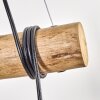 Koyoto Lampadario a sospensione, Lampada a sfera, Lampada a sospensione Écru, Nero, 3-Luci