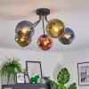 Koyoto Plafoniera, Lampada a sfera 52 cm Blu, Verde, Ramato, 5-Luci