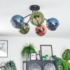 Koyoto Plafoniera, Lampada a sfera 52 cm Blu, Verde, Ramato, 5-Luci