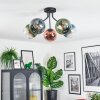 Koyoto Plafoniera, Lampada a sfera 52 cm Blu, Verde, Chiaro, Ramato, 5-Luci