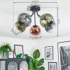 Koyoto Plafoniera, Lampada a sfera 52 cm Blu, Verde, Chiaro, Ramato, 5-Luci