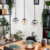 Gastor Lampadario a sospensione, Lampada a sfera, Lampada a sospensione Ambrato, Chiaro, Grigio fumo, 3-Luci