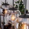 Gastor Lampadario a sospensione, Lampada a sfera, Lampada a sospensione Ambrato, Chiaro, Grigio fumo, 3-Luci