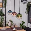 Gastor Lampadario a sospensione, Lampada a sfera, Lampada a sospensione Blu, Verde, Chiaro, Ramato, 3-Luci