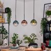 Gastor Lampadario a sospensione, Lampada a sfera, Lampada a sospensione Blu, Verde, Chiaro, Ramato, 3-Luci