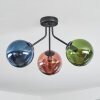 Gastor Plafoniera, Lampada a sfera Blu, Verde, Ramato, 3-Luci