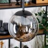 Gastor Lampadario a sospensione, Lampada a sfera, Lampada a sospensione Ambrato, Chiaro, Grigio fumo, 3-Luci