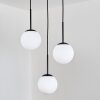 Gastor Lampadario a sospensione, Lampada a sfera, Lampada a sospensione Bianco, 3-Luci