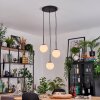 Gastor Lampadario a sospensione, Lampada a sfera, Lampada a sospensione Bianco, 3-Luci