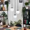 Gastor Lampadario a sospensione, Lampada a sfera, Lampada a sospensione Bianco, 3-Luci