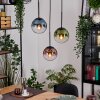 Gastor Lampadario a sospensione, Lampada a sfera, Lampada a sospensione Blu, Verde, Chiaro, Ramato, 3-Luci
