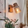 Nelar Applique, Faretto da parete Bronzo, Cromo, 1-Luce
