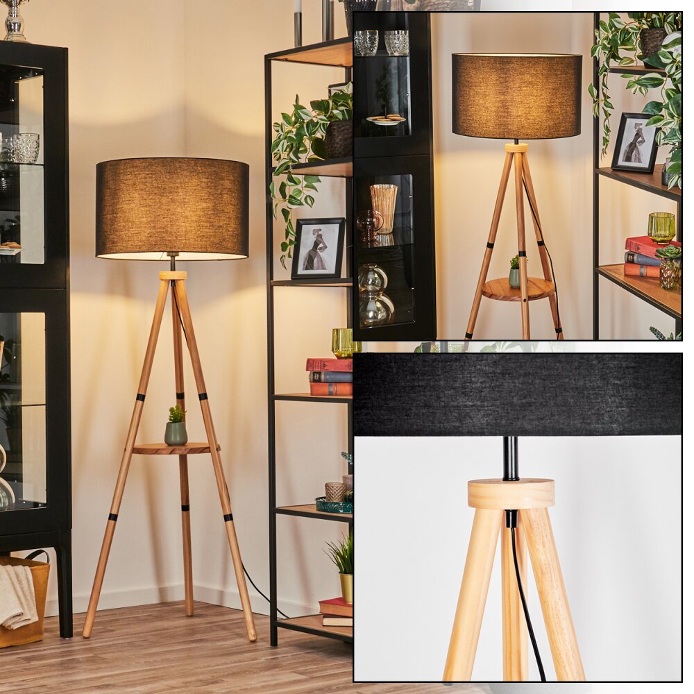 Flemming Lampada da terra Écru, Nero, 1-Luce main product photo